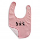Pink ASL "I Love Daddy" Baby Bib